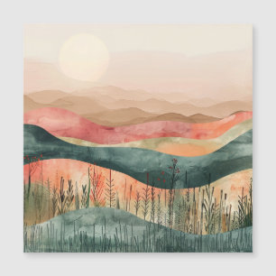 Montanha Minimalista Boho - Inspirada na Natureza