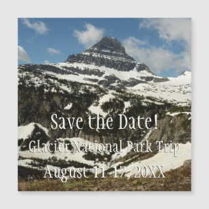 Montanha Reynolds desde Logan Pass no Glacier Park