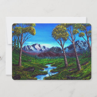 Montanha Rochosa Abstrato pintada