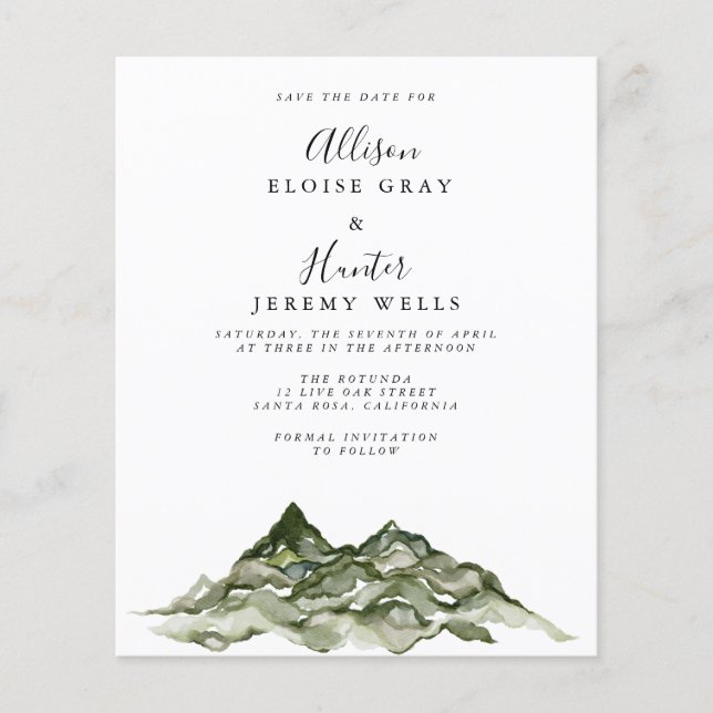 Montanha Salve a Data (Frente)