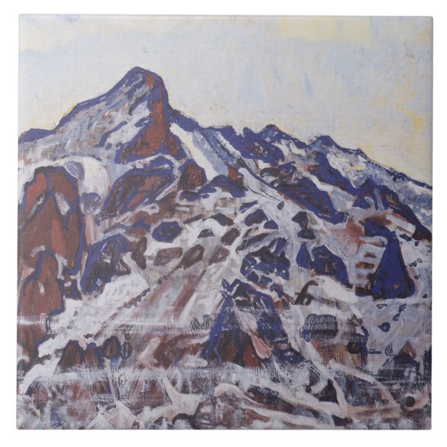 Montanha Wetterhorn (Paisagem de inverno de neve) (Frente)