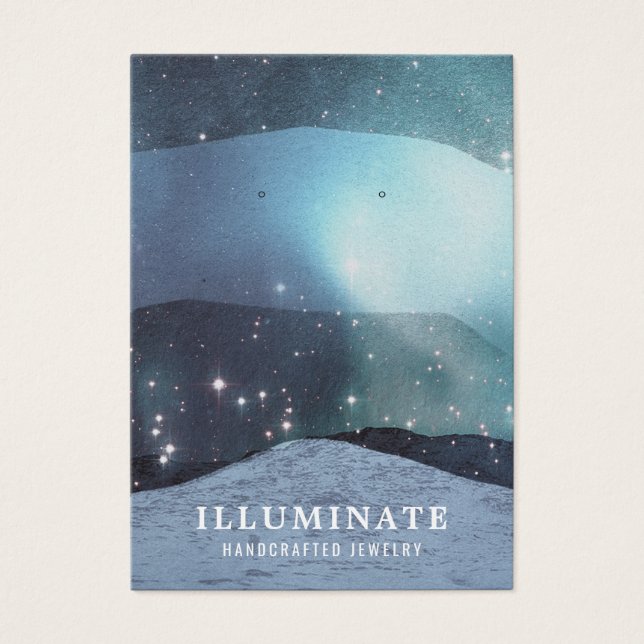 Montanhas abstrato Azuis com Placas de Exibição (Frente)