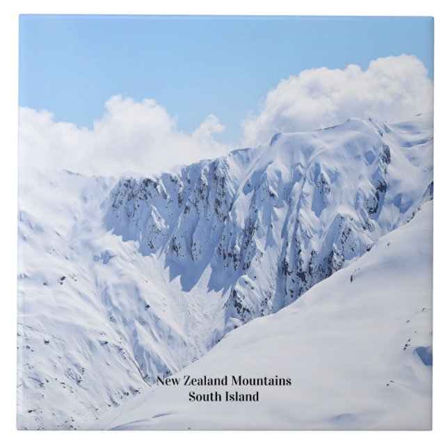 Montanhas da Nova Zelândia, Ilha do Sul, (Frente)