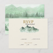 Montanhas de Casamento RSVP