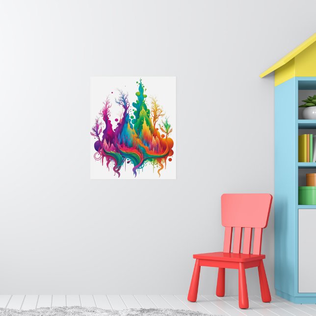 Montanhas de Color Poster (Berçário 1)