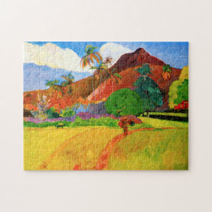 Montanhas de Gauguin no quebra-cabeça de Tahiti