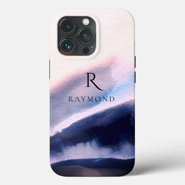 Montanhas de Na moda chic - Paisagem Monograma (Verso)