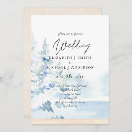 Montanhas de neve do orçamento das árvores de inve