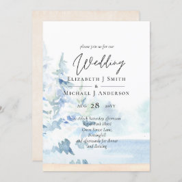 Montanhas de neve do orçamento das árvores de inve