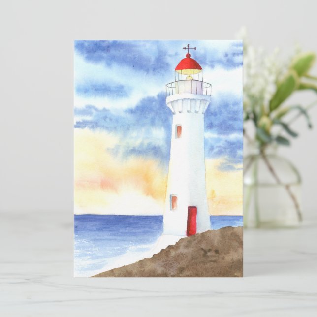 Montanhas do farol náutico (Em pé/Frente)