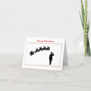 Montanhas e Papais noeis canadenses com cartão de 