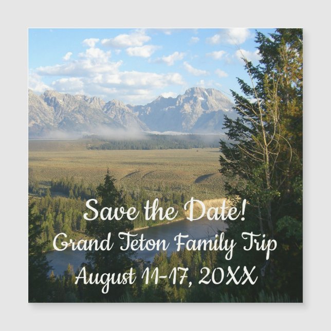 Montanhas e Rio Jackson Hole (Frente)