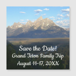 Montanhas Jackson Hole Grand Teton Salve a Data