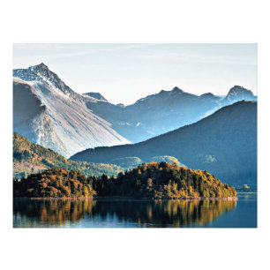 Montanhas na Noruega, fotografia cênica