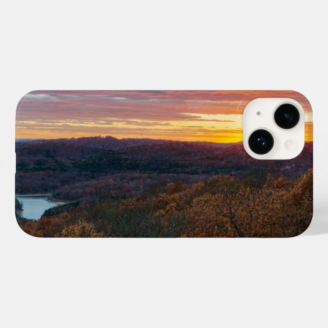 Montanhas Ozark Outono Sunset (Verso (horizontal))