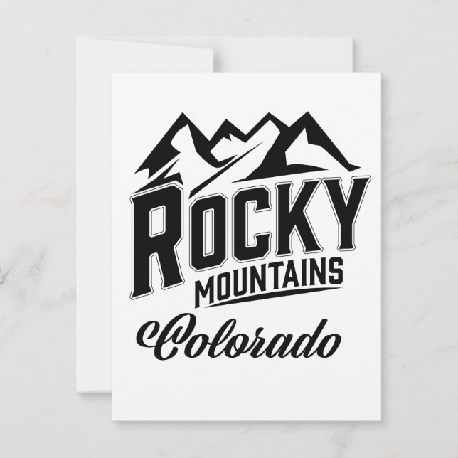Montanhas Rochosas Colorado (Frente)
