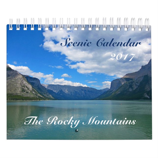 Montanhas rochosas do calendário 2017 cénicos (Capa)