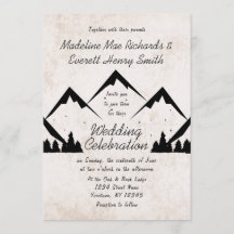 Montanhas russas e Convite para Casamento de Pinhe