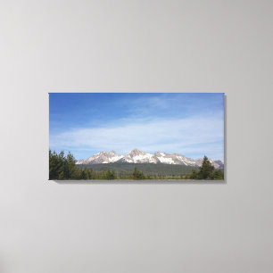 Montanhas Sawtooth Idaho Impressão em Tela 32×16
