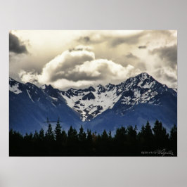 Montanhas Snowy : Lago Tekapo : Poster da Nova Zel