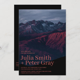 Montanhas Vermelhas Russas Salvem O Convite De Dat