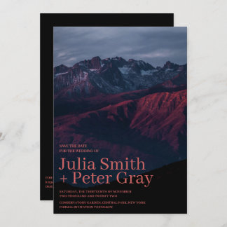 Montanhas Vermelhas Russas Salvem O Convite De Dat