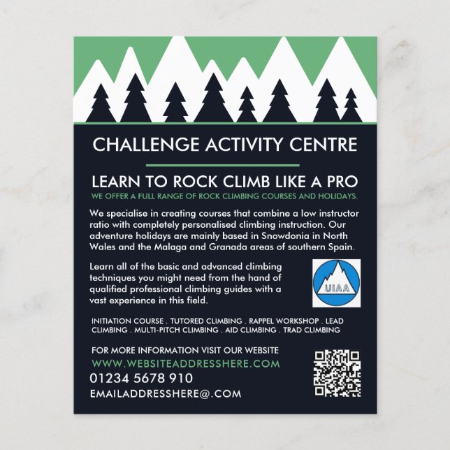 Montanheira, Subindo e Subindo, Adventure Flyer (Frente)