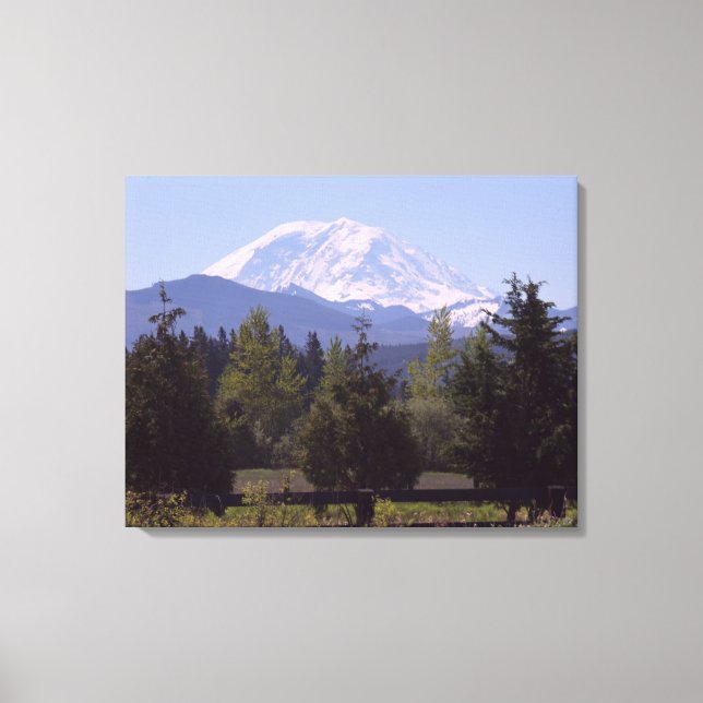 Montar a Canvas Rainier e Pine Trees em 3 painéis (Frente)