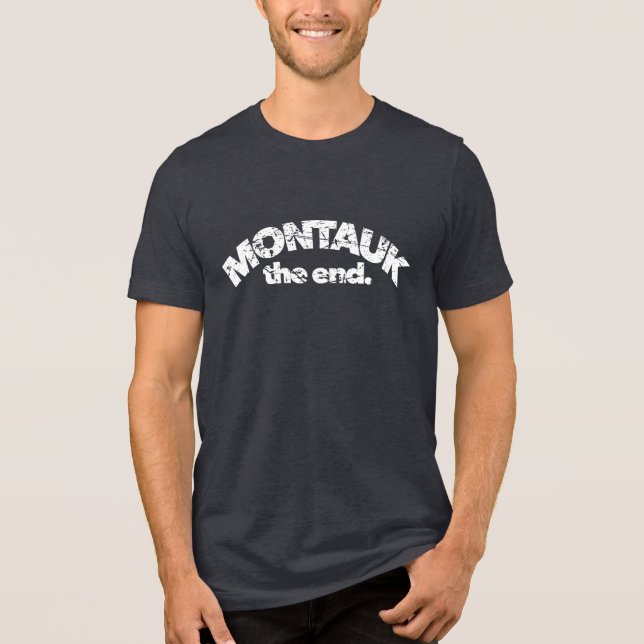 Montauk O Fim Long Island Nova York Ditch Plains (Frente)