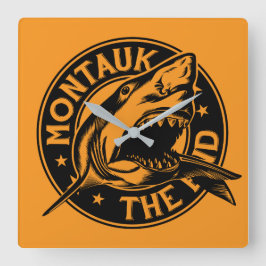 Montauk Salvage Co. Montauk Relógio Final Da Pared