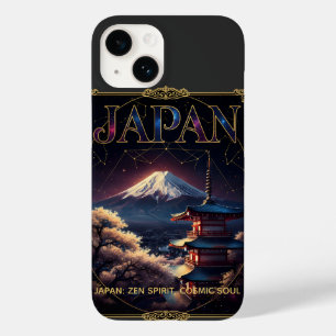 Monte Fuji Celestial Japão Pagode Viagem Arte