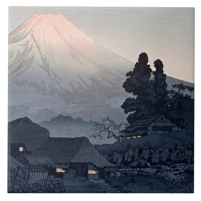 Monte Fuji de Mizukubo, famosa pintura. (Frente)