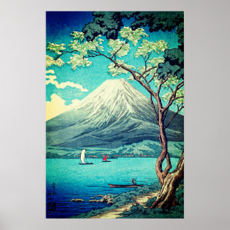 Monte Fuji do lago Yamanaka Poster