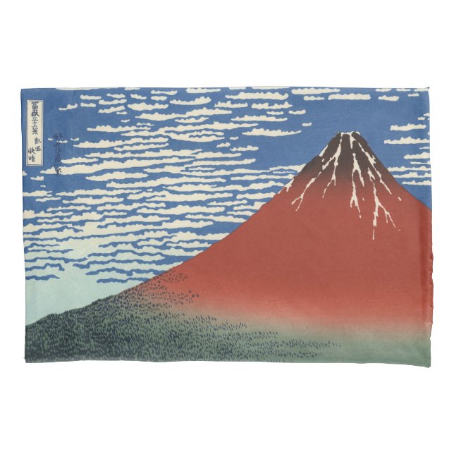 Monte Fuji em tempo limpo (Red Fuji) (Hokusai) (Frente-Esquerda)