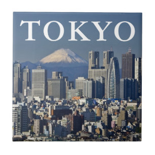 Monte Fuji Panorama do Distrito de Shinjuku Tóqu