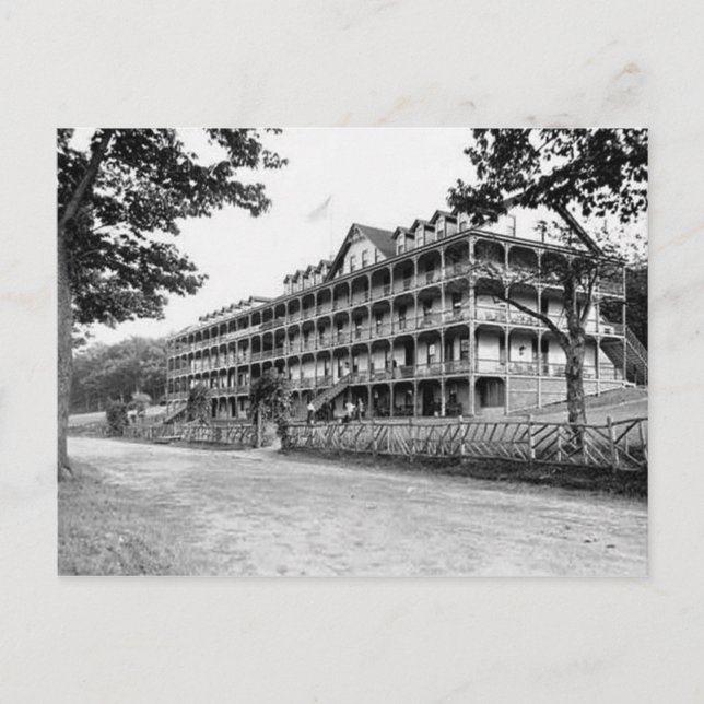 Monte Pocono House Poconos Pa. Cartão Postal (Frente)