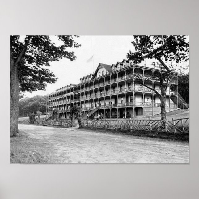 Monte Pocono House Poconos Pa. Pôster (Frente)