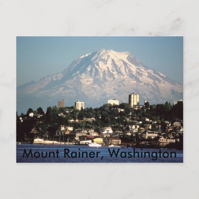 Monte Rainer, cartão postal de Washington (Frente)