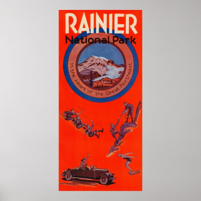 Monte Rainier Advertising Poster 2 (Frente)
