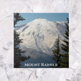 Monte Rainier Cascade Mountain Peak
