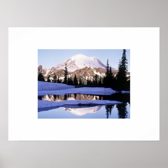 Monte Rainier Poster (Frente)