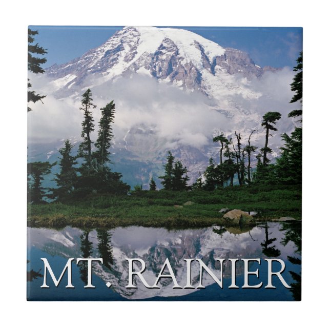 Monte Rainier | Reflexo em uma Lagoa de Montanha (Frente)