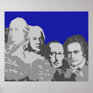 Monte Rushmore de compositores Poster