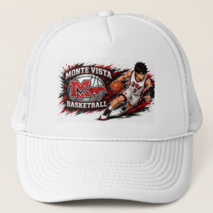 Monte Vista Basquete Anime Jogador Boné de Caminho