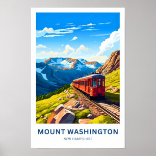 Monte Washington New Hampshire Viagem Impressão