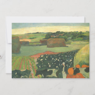 Montes de Feno na Bretanha de Paul Gauguin, Arte A