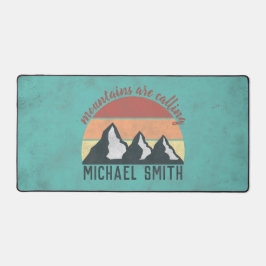 Montes de pastos de safra chamam monograma