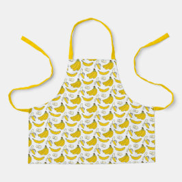 Montessori Banana Comida Prep Apron para Crianças