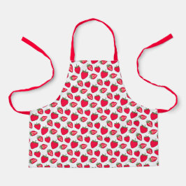 Montessori Strawberry Apron para Crianças