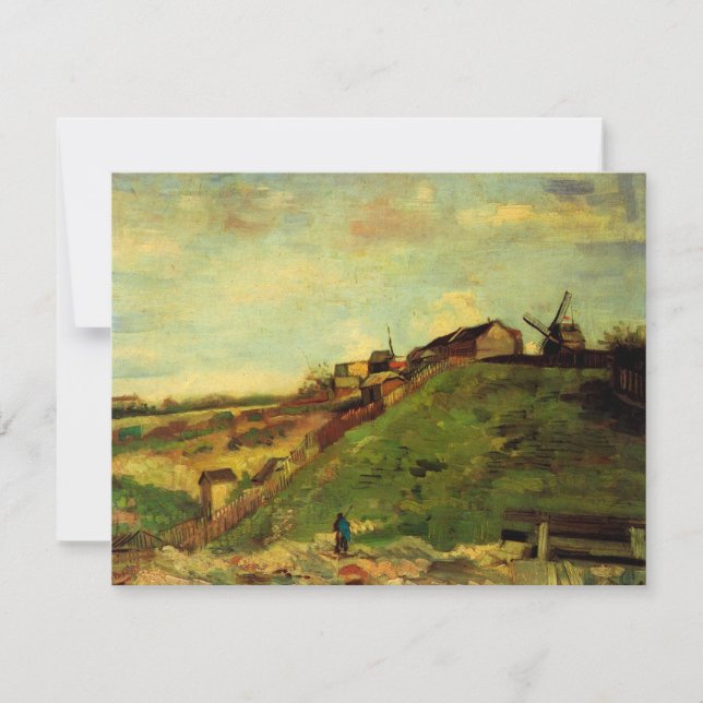 Montmartre: Quarry, the Mills de Vincent van Gogh (Frente)